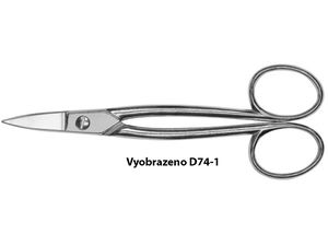 Zlatnícke nožnice Bessey D75-1 oblúkové čepieľky
