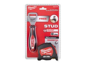 Meracie pásmo Milwaukee STUD ™ - 5 m + otvárač fliašiek