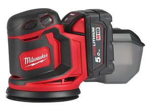 Aku excentrická brúska 125 mm Milwaukee M18 BOS125-502B (5,0 Ah)