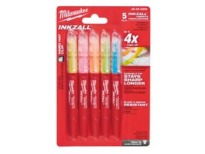 Zvýrazňovače MILWAUKEE INKZALL™ farebné