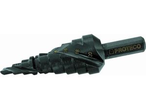 Stupňový kužeľový vrták HSS BGS505-1621 pr. 4 ÷ 32 mm, špirálová drážka