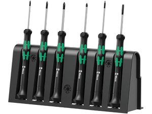Wera 030181 Skrutkovače na elektroniku Kraftform Micro 2050/6 (Sada 6 dielov + stojanček)