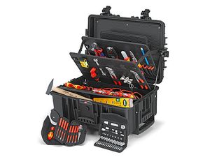 Kufor na náradie KNIPEX "Robust45" Elektro (63-dielov)