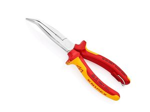 Polkruhové kliešte s brity (zobákovité) Knipex 26 26 200 T VDE (200 mm)