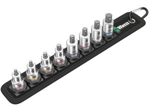 Wera 003971 Zástrčné hlavica inbus Zyklop 3/8" Belt B 2 s pridržiavacie funkciou (Sada 8 dielov)