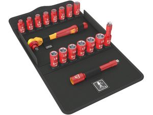 Wera 004970 Izolovaná račňová sada Zyklop 8100 SB VDE 1, upínací část 3/8" (17 dielov)