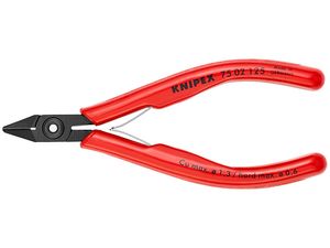 Bočné štikacie kliešte pre elektroniku 125 mm KNIPEX 75 02 125