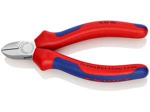 Bočné štikacie kliešte pre elektromechanikov 125 mm KNIPEX 76 05 125