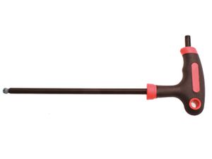 Zástrčný šesťhranný kľúč (inbus) Kraftmann 2 mm s T-rukoväťou BGS107882-2 a bočnou čepeľou