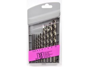 Kobaltové vrtáky 1 ÷ 10 mm Falti HSS 8% EXTRA Sada 10 dielov