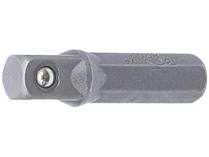Bitový adaptér - šesťhran 1/4" BGS108202 pre nástrčné hlavice 1/4" štvorhran (Dĺžka 30 mm)
