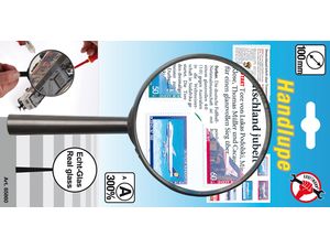 Ručná lupa Kraftmann pr. 100 mm, 3x zväčšenie BGS1085860