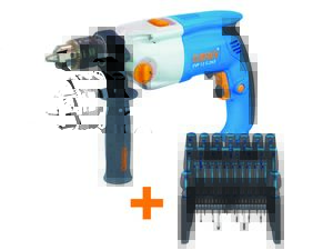 Silná príklepová vŕtačka Narex EVP 13 G-2H3 a sada skrutkovačov 47-TOOLBOX zadarmo