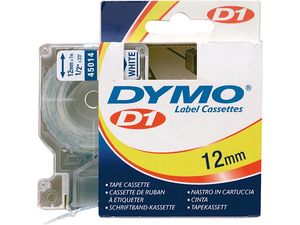 Popisovacia páska D1 45014 modrá/biela 12mmx7m DYMO