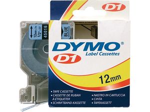 Popisovacia páska D1 45016 čierna/modrá 12mmx7m DYMO
