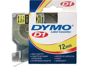Popisovacia páska D1 45018 čierna/žltá 12mmx7m DYMO
