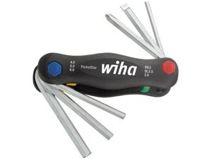 Zástrčné kľúče Wiha 24859. Sklopný držiak PocketStar. Sada 6 dielov