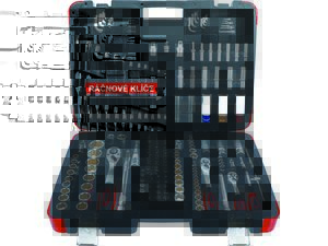 Gola sada 1/4 "+3/8" +1/2" Kraftmann 4 ÷ 32 mm BGS1015217 SuperLock. 176 dielov v kufri - ráčnové klíče
