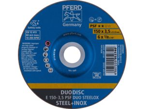 Rozbrusovací kotúč Pferd E 150-3,5 A 46 P PSF-INOX-DUO/22,23