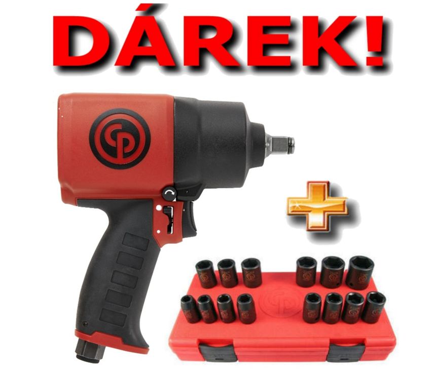 Pneumatický rázový utahovák 1/2" CP7749 (704 Nm)<!--. ZDARMA sada nástrčných hlavic 1/2"-->