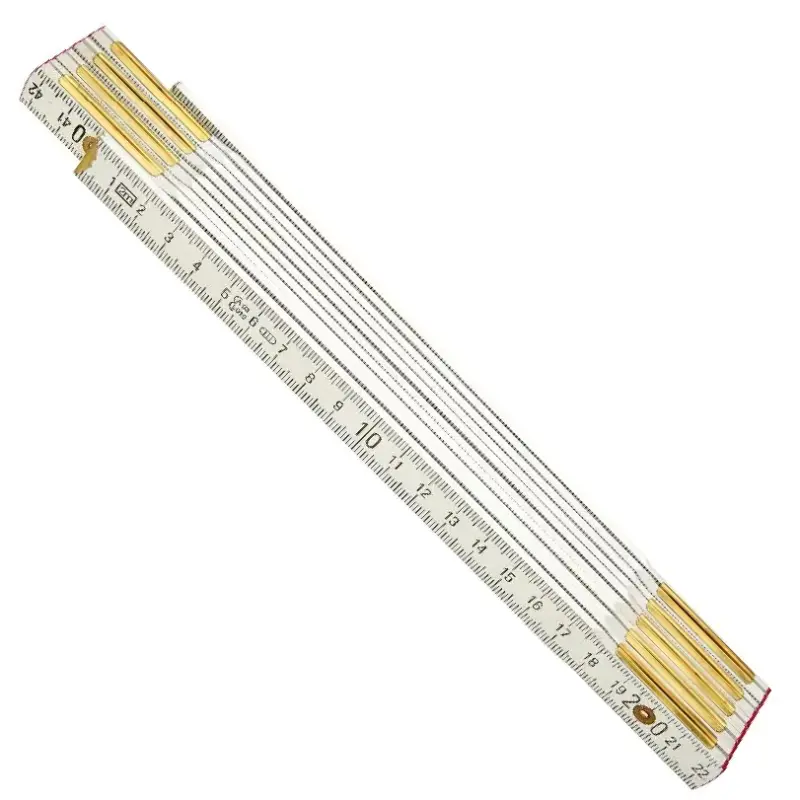 Skladací drevený meter biely 2mx16mm (EDE46710010)