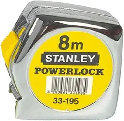 Kovový vreckový meter Powerlock 8mx25mmSTANLE (EDE46990008)