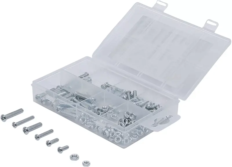 Šrouby a matice Kraftmann M4 a M5 BGS108134 (Sada 125 dílů) (BGS108134)