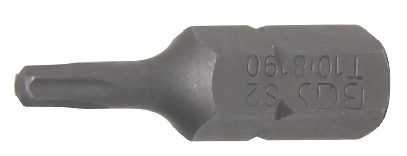 Bit Dĺžka 25 mm pohon vonkajší šesťhran 6,3 mm (1/4") T-profil (pre Torx) T10