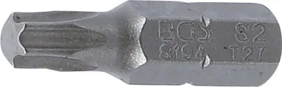 Bit Dĺžka 25 mm pohon vonkajší šesťhran 6,3 mm (1/4") T-profil (pre Torx) T27