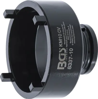 BGS 8337-10 Nástrčná hlavica 3/4" na matice so zárezmi KM10 (vonkajší čap) (BGS108337-10)