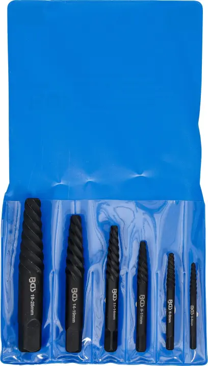 BGS 8549 Sada vyťahovákov zalomených skrutiek 1 až 6 (BGS108549)