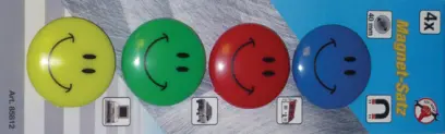 Sada magnetů "Smile" O 40 mm 4dílná (BGS1085812)