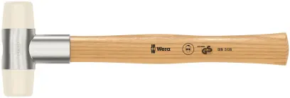 Wera 000315 Vyklepávacia palička Wera 101 - 3. Hlavy z Nylonu. Jaseňová rukoväť 280 mm (W05000315001