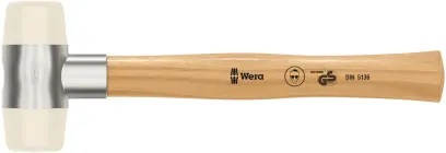 Wera 000330 Vyklepávacia palička Wera 101 - 6. Hlavy z Nylonu. Jaseňová rukoväť 340 mm (W05000330001)