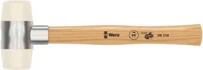 Wera 000335 Vyklepávacia palička Wera 101 - 7. Hlavy z Nylonu. Jaseňová rukoväť 380 mm (W05000335001)