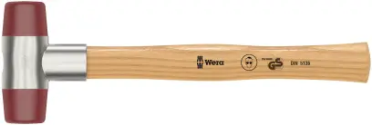 Wera 000525 Vyklepávacia palička Wera 102 - 5. Hlavy z Uretanu. Jaseňová rukoväť 320 mm (W0500052500