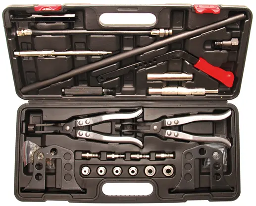 Přípravky Kraftmann BGS108595 pro montáž a demontáž ventilů Sada 21 dílů (BGS108595)