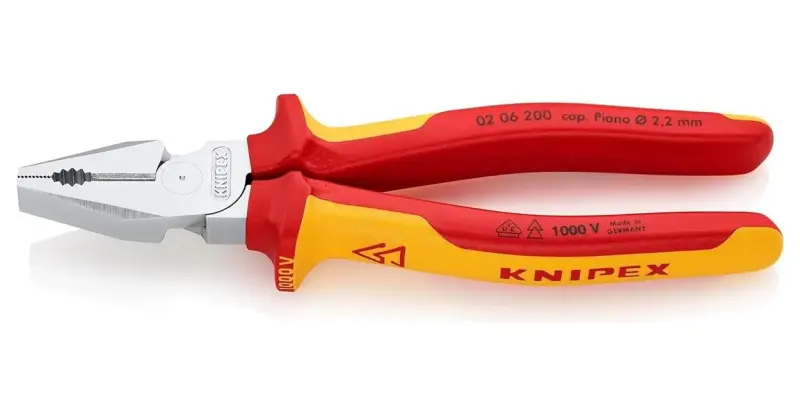 Kombinované kliešte Knipex 02 06 200 VDE do 1000 V (K 02 06 200)