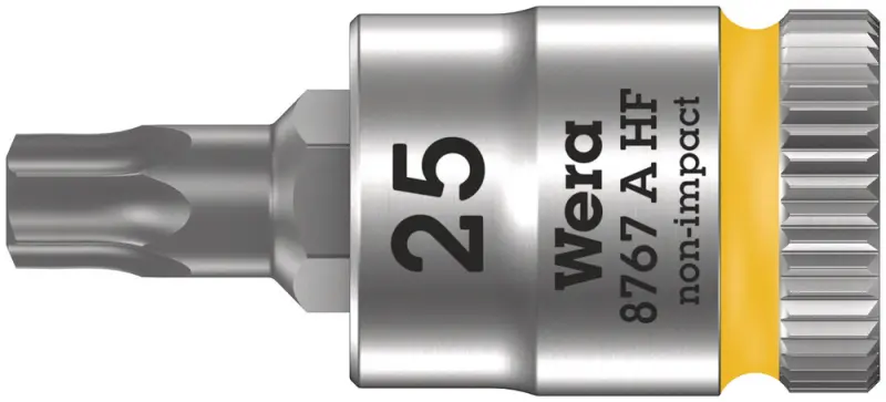 Wera 003365 Zástrčná bitová hlavice 1/4" TX 25 typ 8767 A HF TORX® Zyklop, přidržovací (W050003365001)