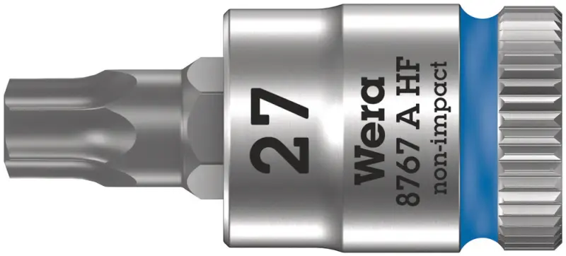 Wera 003367 Zástrčná bitová hlavice 1/4" TX 27 typ 8767 A HF TORX® Zyklop, přidržovací (W050003367001)