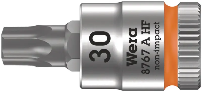 Wera 003369 Zástrčná bitová hlavice 1/4" TX 30 typ 8767 A HF TORX® Zyklop, přidržovací (W050003369001)