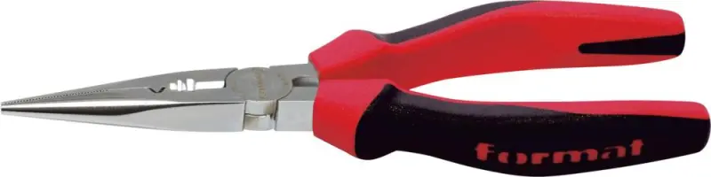 Montážní kleště rovné hlava pochromovaná a 2-složkové návleky 160mm FORMAT (EDE51970160)