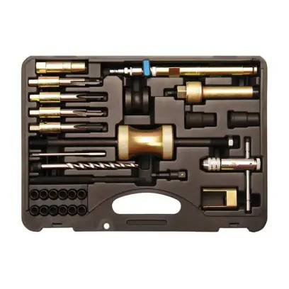 Súprava na demontáž a opravu závitov žeraviacich sviečok M10 x 1,0 mm BGS108699 Pre Mercedes-Benz CDI (28 dielov) (BGS108699)