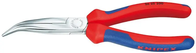 Kleště Knipex 26 25 200 půlkulaté zahnuté hroty (K 26 25 200)