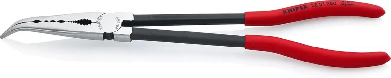 Kleště Knipex 28 81 280 montážní dlouhé - zahnuté hroty (K 28 81 280)