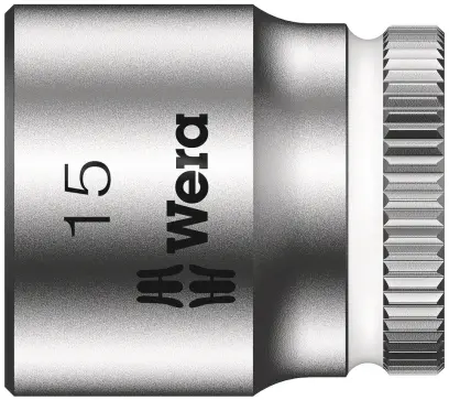 Wera 003499 Nástrčná hlavica Zyklop 1/4" 6-hranný 15 mm typ 8790 HMA (W05003499001)