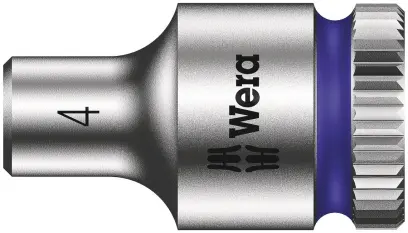 Wera 003501 Nástrčná hlavica Zyklop 1/4" 6-hranný 4 mm typ 8790 HMA (W05003501001)