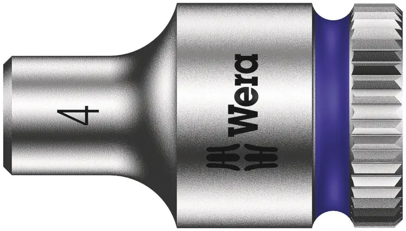 Wera 003501 Nástrčná hlavica Zyklop 1/4" 6-hranný 4 mm typ 8790 HMA (W05003501001)