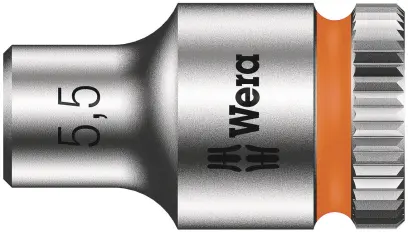 Wera 003504 Nástrčná hlavica Zyklop 1/4" 6-hranný 5,5 mm typ 8790 HMA (W05003504001)