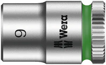 Wera 003508 Nástrčná hlavice Zyklop 1/4" 6hran 9 mm typ 8790 HMA (W05003508001)